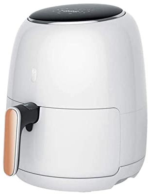 Freidora de aire, freidora de aire pequeña, menos aceite freidora, horno de freidora de aire de 1400 W, cocina para pizza, cesta para freír antiadherente, protección contra sobrecalentamiento, te