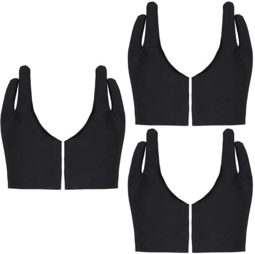 SEWACC 6 STK Malerhandschuhe Artist Glove zeichenhandschuh Schmutzabweisend Künstlerhandschuh zum Zeichnen Tablet-Malhandschuh Stift Künstlerhandschuhe Handschuh für Kunstmalerei Black