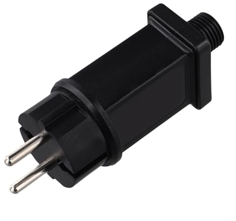 HpLive Alimentatore di rete LED da 4,5 V, per interni ed esterni, alimentatore di rete IP44, impermeabile, trasformatore natalizio, 1 A, 4,5 W, per luci natalizie (1 pezzo)