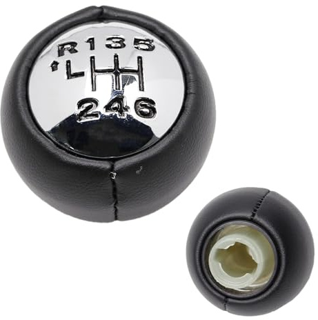 YananAC 6 Velocità Pomello del Cambio Pomello di Velocità Manuale per Peugeot 307 308 3008 407 5008 807 Cambio di Velocità