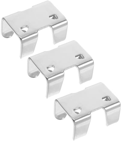 HANABASS 3pcs Heavy Duty Iron Double Rope Clamps for Rope Smooth Finish with Enhanced Security for Climbing Sailing Pet Leashes Horse Reins and Use
