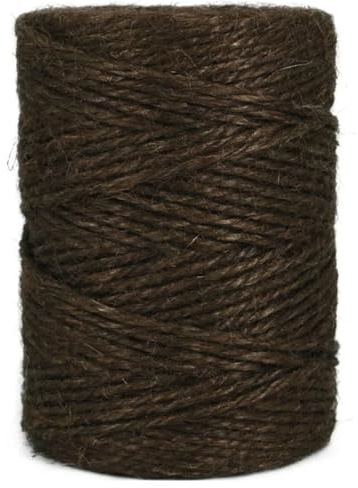 LADFRTYU Gartenschnur 2 mm Gartenschnur, 100 m, Starke Juteschnur, grüne Pflanzenbinder, Kletterpflanzen, Tomaten, Floristik, Basteln, DIY, Stricken, Häkeln(Color 7)