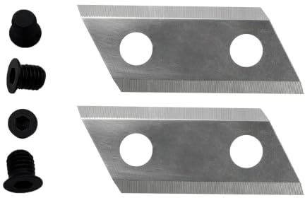 Generico Lame di Ricambio per Biotrituratore da Giardino con Bulloni M10