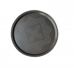 Samuel Groves 14.5 Pizza Pan Perforated Carbon Steel Chip Crispier Tray