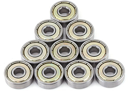 10 Stück 626ZZ Miniatur Kugellager 6x19x6 mm, Doppelmetall Geschirmt/Versiegelt Kohlenstoffstahl Rillenkugellager, Haltbar Multi Use Miniaturlager Stahl Kugellager
