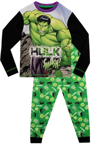 Marvel Boys Pyjamas The Incredible Hulk Black 3-4 Years