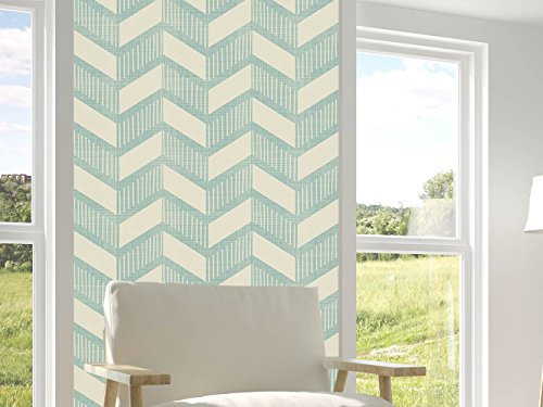 Bordüre Vertical selbstklebend Vinyl und Tapeten Wand Figuren quadratisch | Bordüre Bordüre für Wände | Vinyl | Dekoration | mehrere Maße | Vliestapete | Deko Kantinen, Salons, Zimmer... 144x260cm