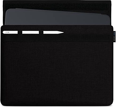 Adore June 11 Zoll Classic Schwarz Tasche kompatibel mit iPad Pro 11 2024 2022 2021 / iPad Air 11 2024 / iPad Air 10.9 2020 mit Pencil Pro/Pencil 2 Halterung