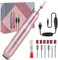 Torno para Uñas,Lima de uñas eléctrica profesional Taladro de uñas portátil 20000 RPM velocidad ajustable lima Kit para uñas de gel acrílico, manicura pedicura