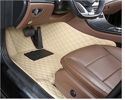 WIRMEC Fußmatten Auto Teppich Fuß Pad Zubehör Für Mazda Für Cx5 2017 2018 2019 2020 Custom Auto Boden Matte Automatten (Farbe : Driver-Beige)