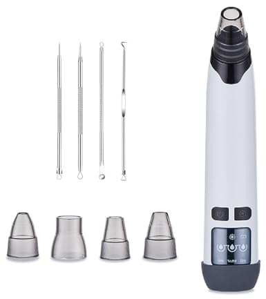Perisail - Aspiradora para eliminar puntos negros, cabeza negra para cara, limpiador facial mejorado, herramienta extractora eléctrica de puntos blancos para acné, comedones, interfaz USB, tipo 4