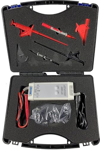 Micsig La sonde Votagle de l'oscilloscope DP20003/DP10007/DP10013 peut être utilisée avec n'importe quelle marque d'oscilloscope,Auto-étalonnage facile,Alimenté par sortie USB (DC 5V) (DP10013)