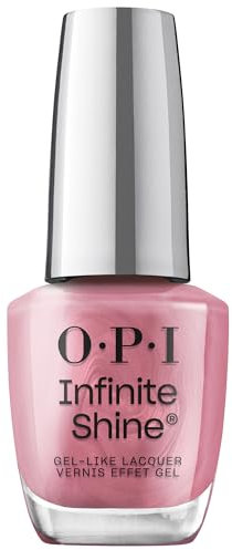 OPI Infinite Shine Nail Polish - Aphrodite's Pink Nightie - Gel Like & Long Lasting Pink Nail Polish - with Pre-Cured Gel Technology & OPI Pro-Wide Brush (15ml)