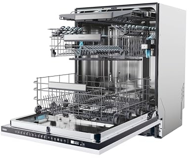 Haier I-PRO SHINE Serie 6 | XI 4A4M4PB / lavastoviglie completamente integrata 60 cm / 14 soffitti su misura/funzione Wi-Fi/cassetto posate/risultati di pulizia e asciugatura migliorati