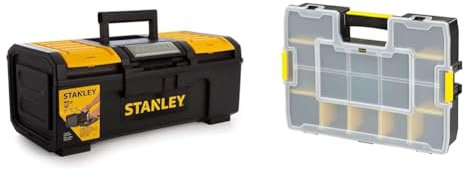 Stanley Werkzeugbox/Werkzeugkoffer Basic 1-79-216 & Werkzeug-Organizer Sortmaster