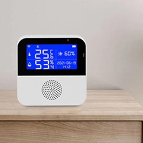 WiFi Hygrometer Thermometer Sensor With External Probe,Aquarium Thermometer,Humidity Sensor Fish Tank Hygrometer Thermometer