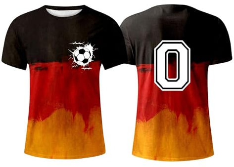 Albanien Trikot Fußball 2024 Rundhals Tshirts Deutschland Trikot Herren Polo Shirt Streetwear Freizeitshirt T-Shirts Camouflage Tshirt Herren Sommershirt Henley Shirt MTB Trikot Herren（2-White，XXL）
