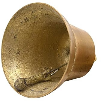 CIYODO Goldene Glocken Vintage Guss Kupfer Windspiel für Home Office