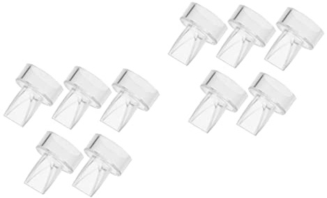 Vaguelly Silikon Entenschnabelventile und Gratfreiem Material mit Anti Rückfluss Design Ersatzteile 10 Stück für Milchpumpen für Eltern und Babys