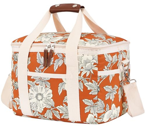 Nanxson Isolierte Kühltasche 9L/15L/29L Großer Lunchtasche Tragbare Kühlbox | Wiederverwendbare Lunchtasche,Auslaufsicher Cooler Tote Bag,mit Verstellbarem Schulterriemen,für Büro,Picknick,Strand