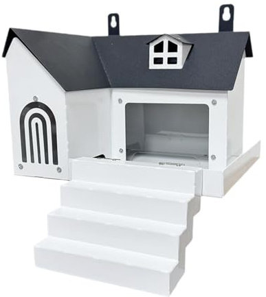 Fenteer Eichhörnchen-Futterstation, Eichhörnchen-Picknicktisch, Outdoor, Metall für -Cottage-Design, multifunktionales, Robustes