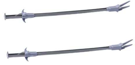 GALPADA Aquarium Pinzette lang 70cm Reinigungswerkzeug für Aquarien Kunststoff 2 Stück für Wasserpflanzen und Fischbecken
