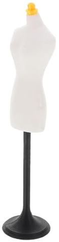 Tofficu Mannequin De Couture Miniature Pour Présentation De Vêtements De Poupée Support Debout Blanc Pour Accessoires De Conception De Vêtements