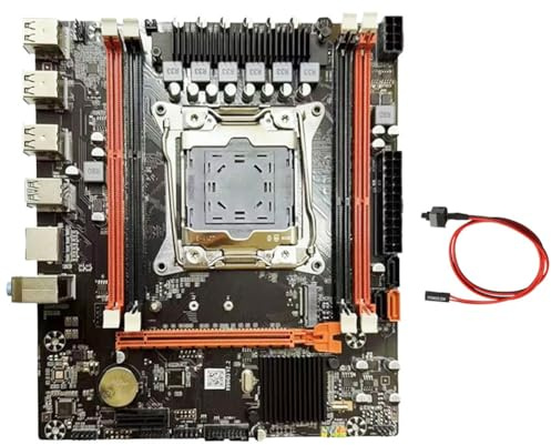 Ounfhtrttk Placa Base X99H DDR3 LGA2011-V3 4X Ranura DDR3 SATA3.0 M.2 NVME Soporta CPU E5-26XX V3 E5-2678 V3 E5-2696 V3 E5-2629 V3.