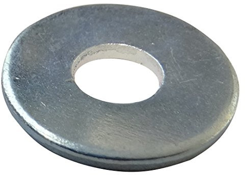 AERZETIX - C17699-100 x Flache Unterlegscheiben - M5 Ф15mm H1.2mm - DIN9021 - Verzinkter Stahl