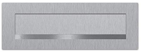 z-e-d Briefeinwurf Edelstahl mit unsichtbarer Befestigung (Briefeinwurf 350x80mm)