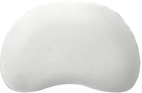 Edda Lux® Bezug passend für Tempur Curve Kissen, 61x40 cm, in Weiss | Jersey Kissenbezug für Curve S (61x40x9,5 cm) und M (61x40x11 cm) Kopfkissen, aus 100% Baumwolle mit Reißverschluss