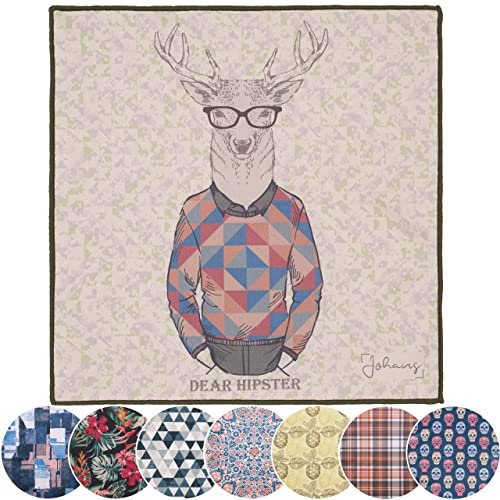 Johans® XXL Mikrofasertuch | Optikerqualität 30x30cm zur Reinigung von Brille, Smartphone, Tablet, Kamera | Brillenputztuch, Displaytuch