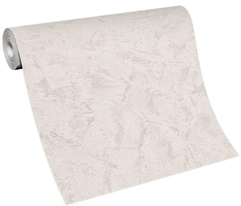 Erismann Uni Struktur Vlies Tapete Spachtelputz Putzstruktur einfarbig beige 6081-26
