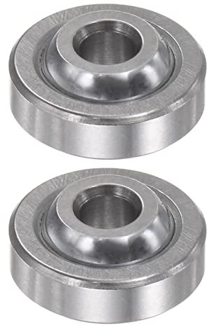 sourcing map 2Stk GEG4C Sphärisch Schlicht Lager 4mmx14mmx7mm Versiegelt Sphärisch Radiales Kugellager