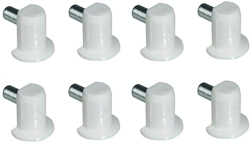 cyclingcolors 8 x golvstöd 5 mm stål + plast möbler hylla skåp hållare hyllhållare hyllkonsol hyllhållare