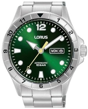 Lorus Green & Yellow Automatic Watch RL463BX9
