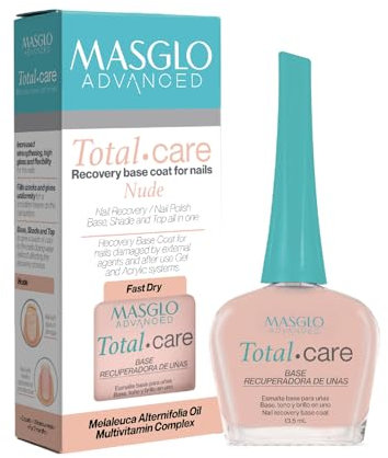 Masglo Advanced Total Care Base Coat 13,5mL | Recuperadora de Uñas