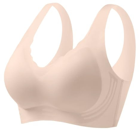 Super Gather Bras for Older Women Lifting Bras for Sagging Breasts Comfortable Seamless Push Up Bra No Underwire Non Wired Women UK