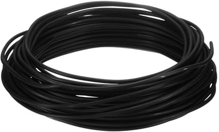 sourcing map Bonsai Wire Anodized Aluminum Training Wire 3.5mm/7 Gauge 6ft Length Bendable Bonsai Tree Wire for Garden, Horticulture, Landscape, Planting, Black