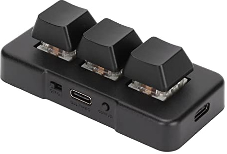 MINI TRE Knapp Makro Keyboard RGB Backlight USB 2.4G Trådlöst Mekaniskt Tangentbord Compact Gaming Technology
