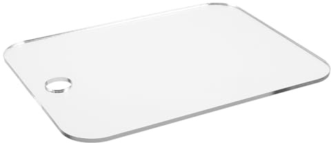 CALLARON Miroir de Bain Rond Argenté en PVC Anti-buée avec Ventouse | Format Léger, Usage Maison Maquillage, Accessoire Inclus pour Fixation Simple et Angle Réglable