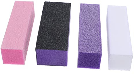 SAFIGLE 20 Piezas de Pulidoras de Uñas de Esponja para Manicura, Bloque Lijador Portátil, Uso en Casa y Salón