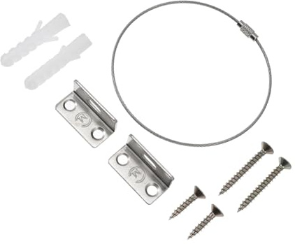 minkissy 6sets Furniture Tip Anchor Safety Protector Kit Furniture Fixing Tool for Childproofing Boys and Girls Use Wall Connector