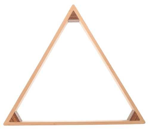 OSOLADY Billard-Dreieck-Kugelständer – Billardkugel-Organisation aus Holz für Spielzimmerdekoration, Robustes Billardtisch-Zubehör für Partys und Zusammenkünfte