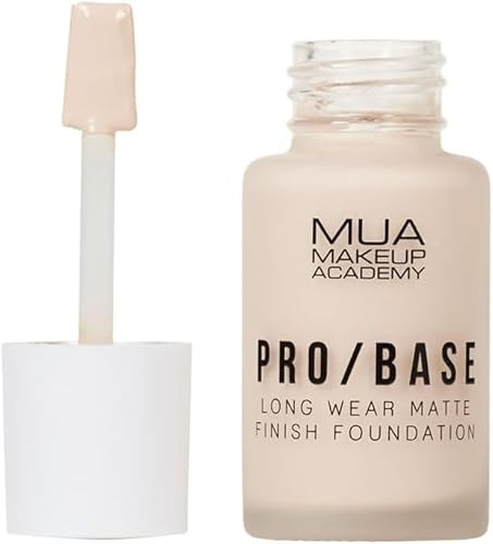 MUA Makeup Academy Pro/Base Full Coverage Long Wear Matte Finish Foundation, Shade #101, 30 ml - Vegan & Cruelty Free