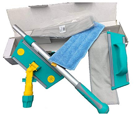 Kit Profesional de Limpieza de Cristales Clean Glass Kit Pro – Sistema Completo para Ventanas, Mamparas y Superficies Acristaladas – Uso Profesional y Doméstico