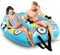 SereneLife Watersport Bateau Gonflable pour Deux Personnes, Bouée Gonflable avec Double Sièges, Vessie en PVC, Coussin en Mousse et Poignées en Nylon