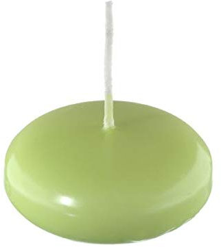Kopschitz Schwimmkerzen Lime 40 x Ø 80 mm, 8 Stück, XXL Schwimmkerzen
