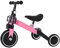 Homewell Triciclo Bambino Scalabile Tricicile Kinderkraft Scalabile 2 in 1, con Draisienne e Ride Funzione, Regalo Bebe 1-5 Anni senza Freni (04, Rosa)