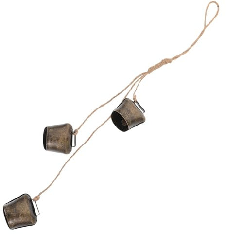 PRETYZOOM Hängende Kuhglocke Aus Metall Für Türdekoraton Kreative Windspiele Für Draußen Vintage Weihnachtsglocken Ornament